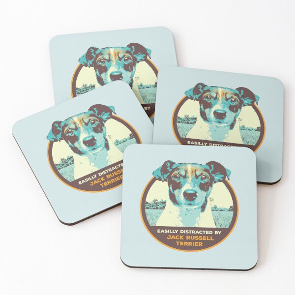 Item preview, Easilly distracted by Jack Russel Terrier dog designed and sold by Lemomo-zoo.