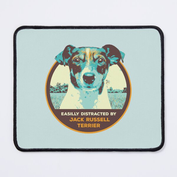 Item preview, Easilly distracted by Jack Russel Terrier dog designed and sold by Lemomo-zoo.