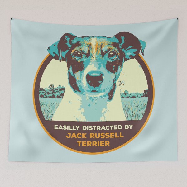 Item preview, Easilly distracted by Jack Russel Terrier dog designed and sold by Lemomo-zoo.