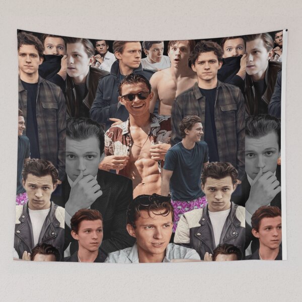 Artikelvorschau, Tom Holland Collage entworfen und verkauft von hintqdden.