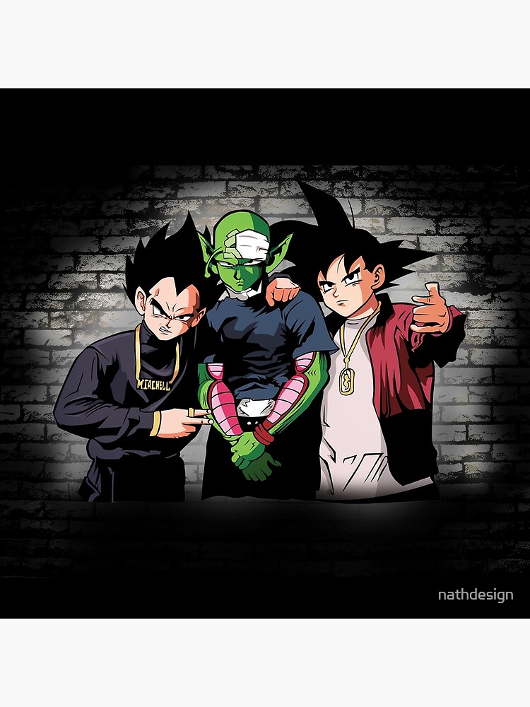 DBZ Goku Vegeta Piccolo Majin Wall Art - Dragon Ball Z Merch