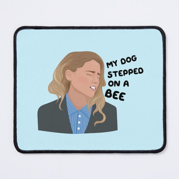 Item preview, Amber Heard My Dog Stepped On a Bee designed and sold by ponychops.