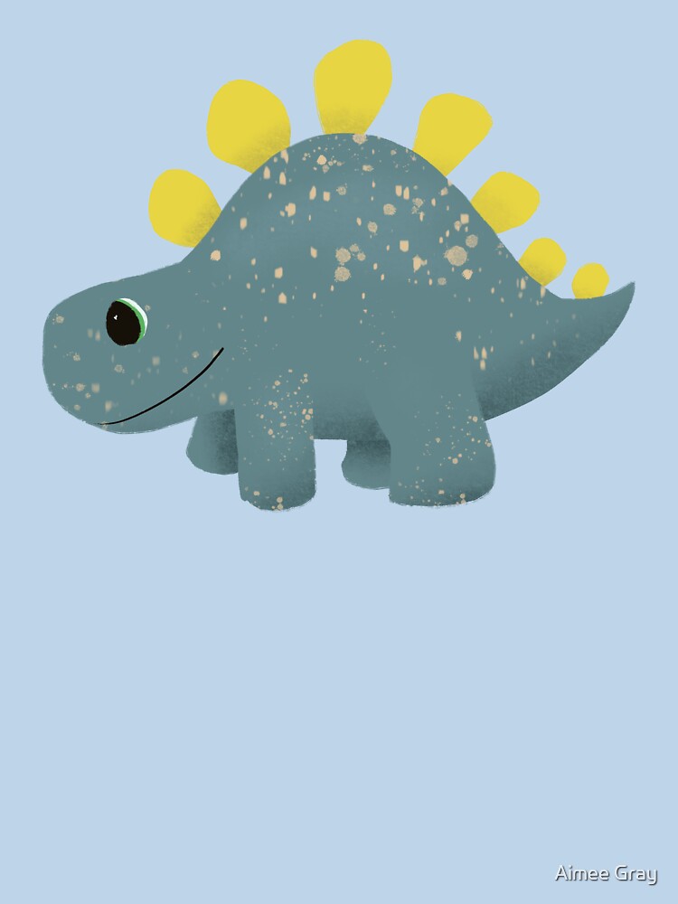 Thumbnail 7 of 7, Classic T-Shirt, Boys Cute and Modern Blue T-Rex Dinosaur Pattern Kids designed and sold by aimeegray.
