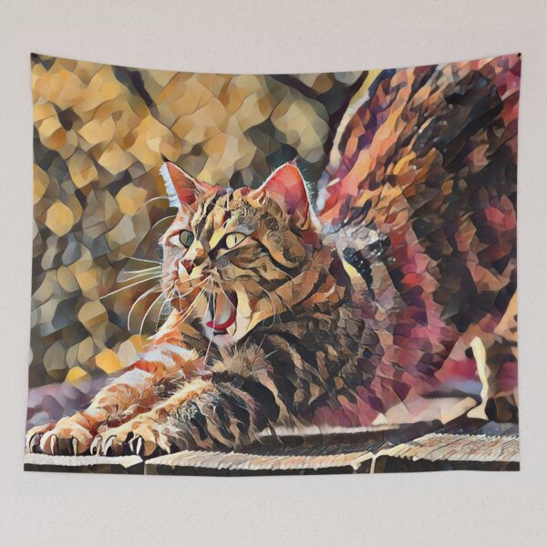 Item preview, The Stretching Cat designed and sold by CoolestStore.