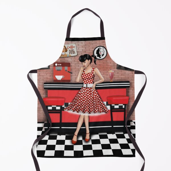 Item preview, Rockabilly girl in American Diner designed and sold by Milamara.
