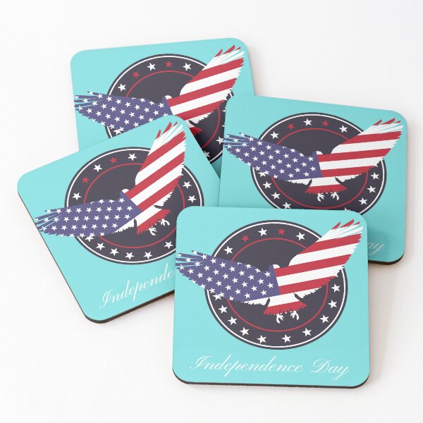 Item preview, Independence Day celebration with Flying eagle  designed and sold by KoopTroop ⭐⭐⭐⭐⭐.