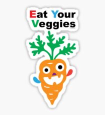 Eat your Veggies - carrots Sticker