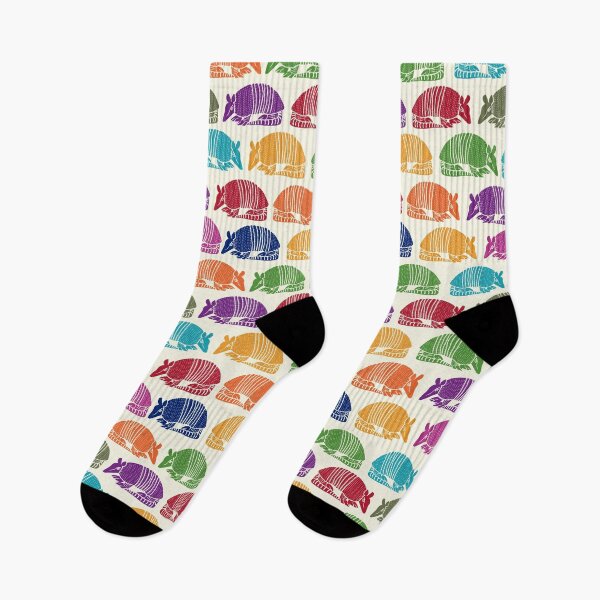 Item preview, Armadillos Rainbow Colored Pattern designed and sold by awkwarddesignco.