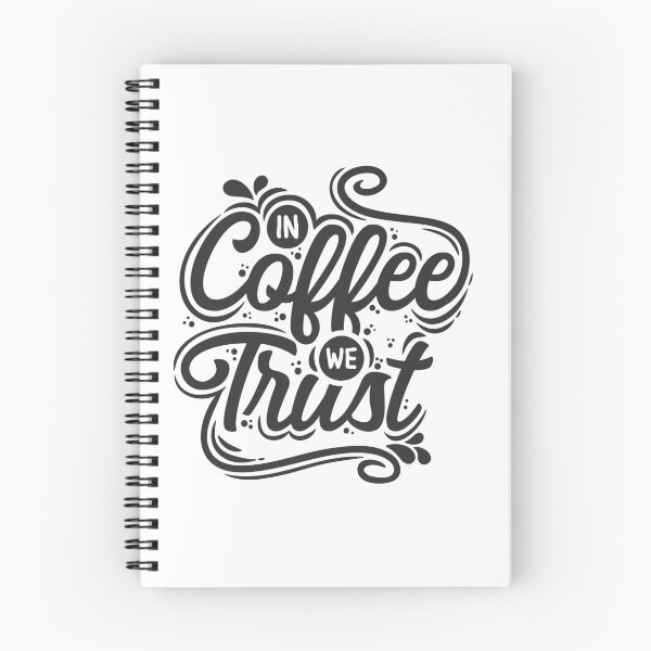 Item preview, in coffee we trust design designed and sold by designsmaster99.