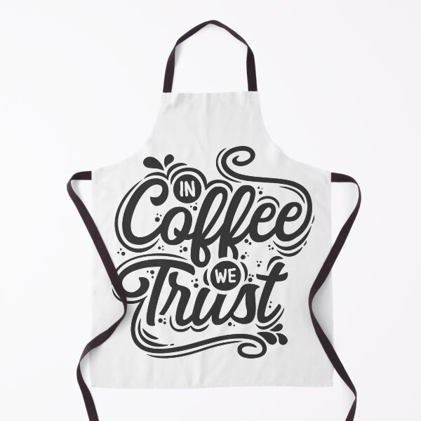 Item preview, in coffee we trust design designed and sold by designsmaster99.