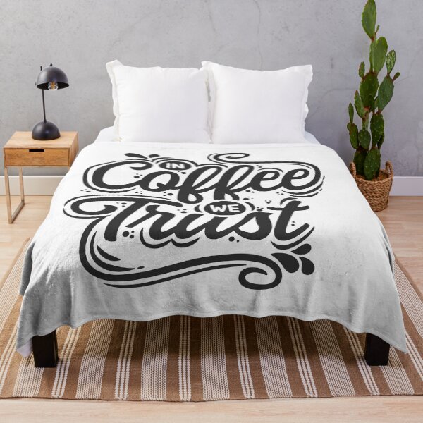 Item preview, in coffee we trust design designed and sold by designsmaster99.