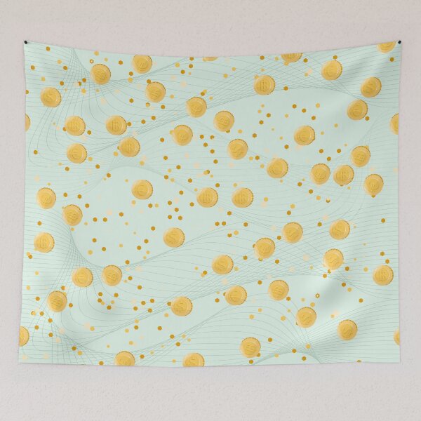 Item preview, Gold coins dollars, euros and bitcoins  designed and sold by ReflectedCrafts.