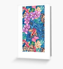 Orchid Splash Greeting Card