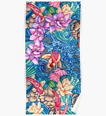 Orchid Splash Poster