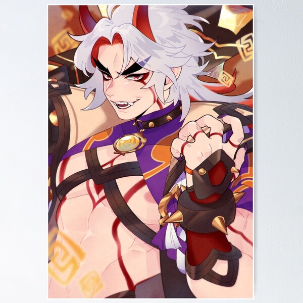 Item preview, Genshin Impact - Arataki Itto designed and sold by CookieHana.