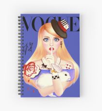 My Name is Alice and this is my Wonderland ( Blue Version) Spiral Notebook