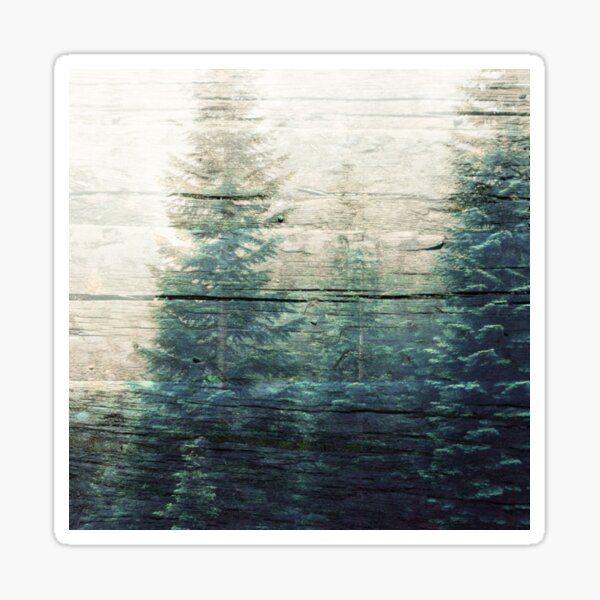 Item preview, Forest landscape wood art designed and sold by Ascooepics.