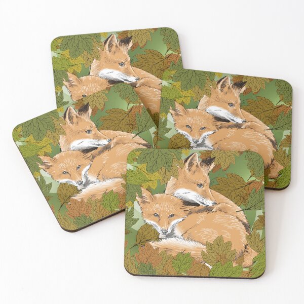 Item preview, autumn fox designed and sold by sheep-ahoy.