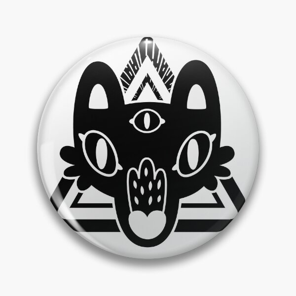 Item preview, Mystic Wolf Head in Black designed and sold by Claire Stamper.