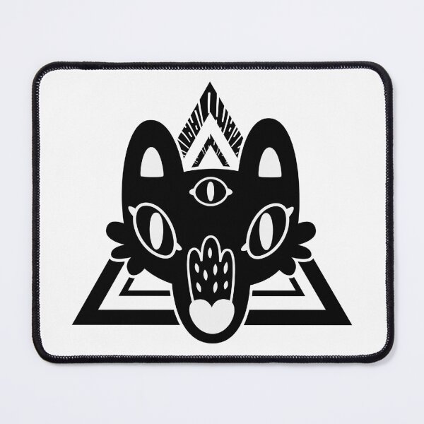 Item preview, Mystic Wolf Head in Black designed and sold by Claire Stamper.