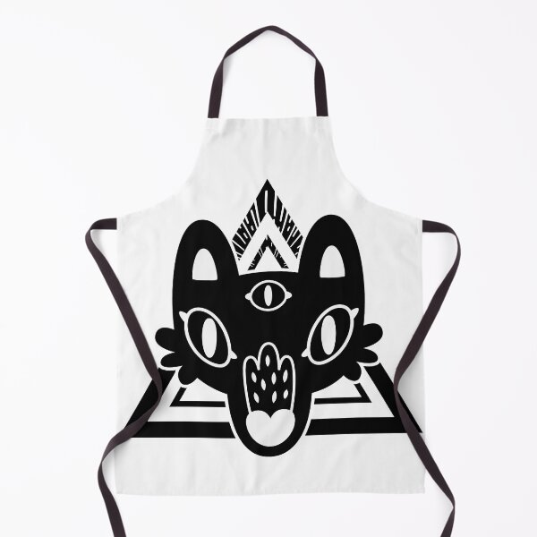 Item preview, Mystic Wolf Head in Black designed and sold by Claire Stamper.