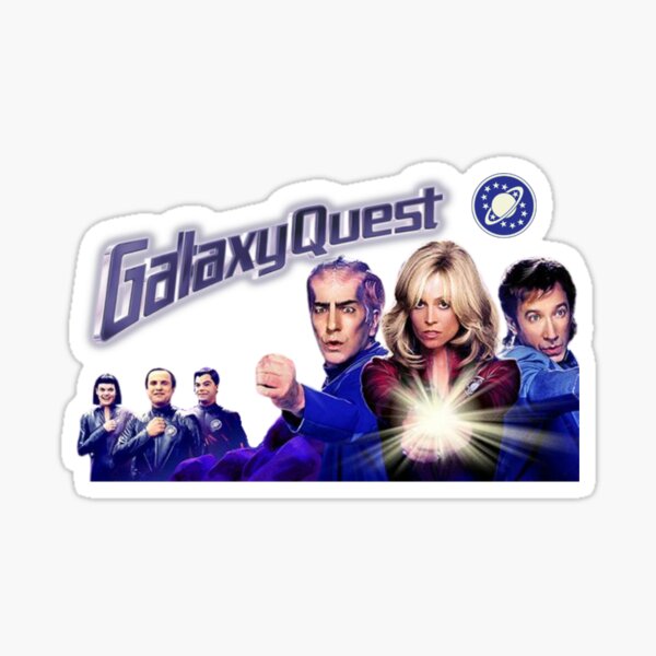 Galaxy Quest black background ORIGINAL BY CRUSHART1 ON REDBUBBLE