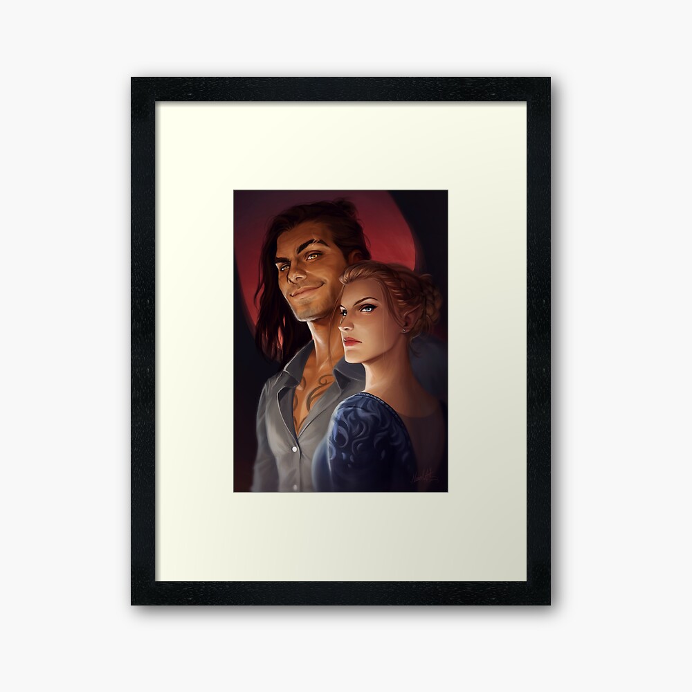 ACOTAR: Cassian and Nesta Art Print for Sale by naarielart