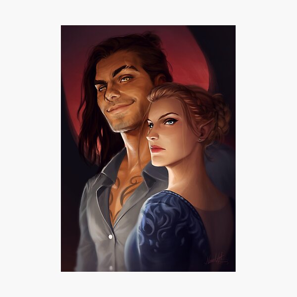 Póster for Sale con la obra «Gwyn Bardara- Una corte de llamas plateadas,  serie ACOTAR» de Dashurcreative