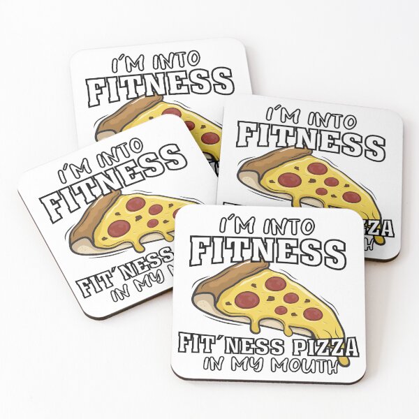 Item preview, I´m Into Fitness Fit`ness Pizza In My Mouth - Bodybuilding, Strongman, Powerlifting, Weightlifting, Fitness designed and sold by BarbellProject.