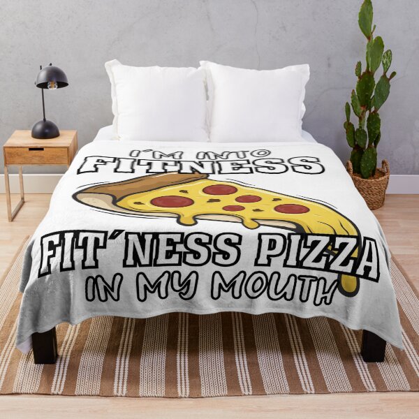 Item preview, I´m Into Fitness Fit`ness Pizza In My Mouth - Bodybuilding, Strongman, Powerlifting, Weightlifting, Fitness designed and sold by BarbellProject.