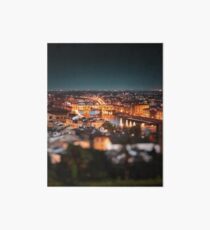 ponte vecchio on the night Art Board Print