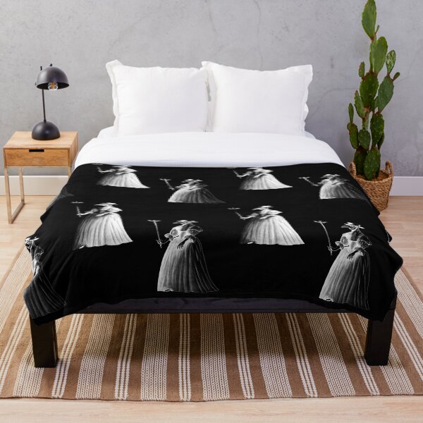 Item preview, Lady Plague Doctor (black and white pattern on black) designed and sold by Alex Tal.