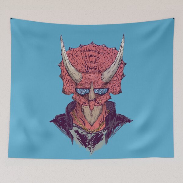 Item preview, badass triceratops designed and sold by Lidra Zehcnas.