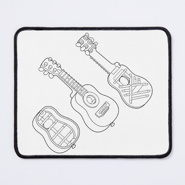 Item preview, Luthier Guitar Structure Line Drawing designed and sold by taylorcustom.