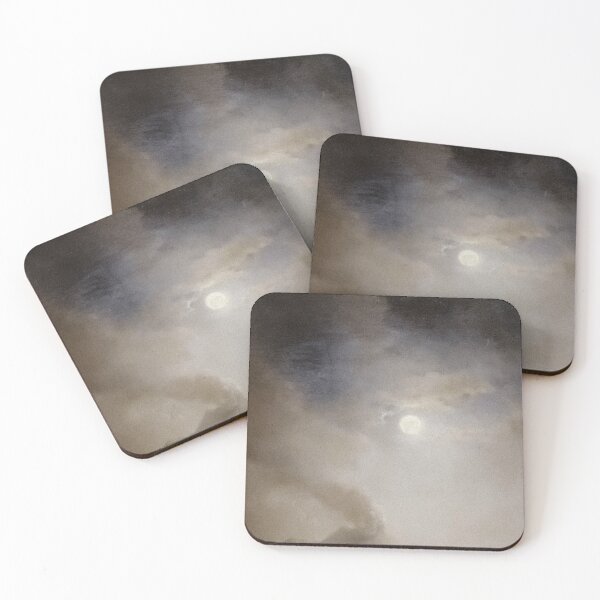 Item preview, Vintage Painting Twilight Moon designed and sold by apopofbeauty.
