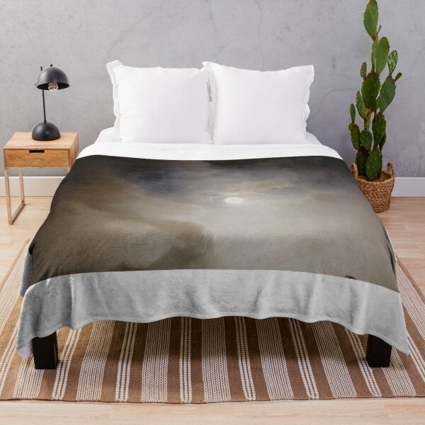 Item preview, Vintage Painting Twilight Moon designed and sold by apopofbeauty.