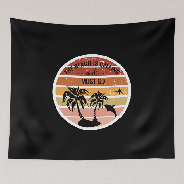 Item preview, The beach is calling and I must go designed and sold by pnkpopcorn.