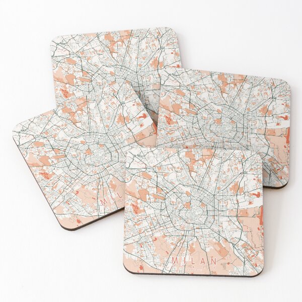 Item preview, Milan City Map of Lombardy, Italy - Bohemian designed and sold by deMAP.