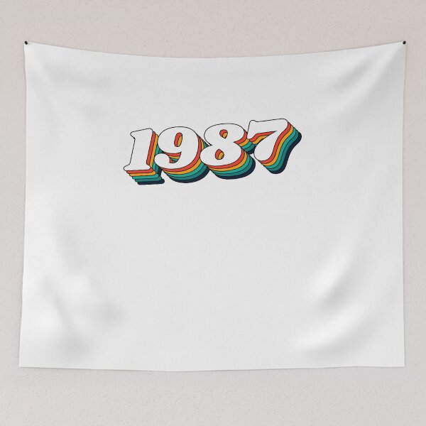 Item preview, 1987 Retro Label, 1987 Vintage Birthday designed and sold by favestore.