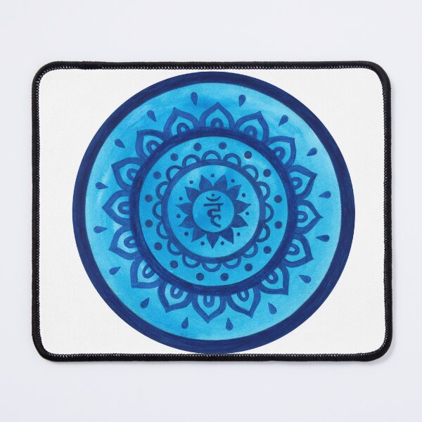 Item preview, Mandala throat chakra designed and sold by Sandra Steinke.