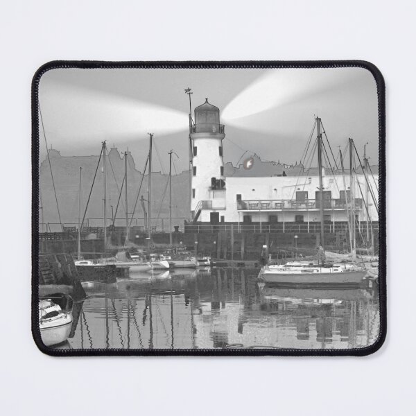 Item preview, Scarborough Lighthouse Monochrome designed and sold by Alisonchambers2.