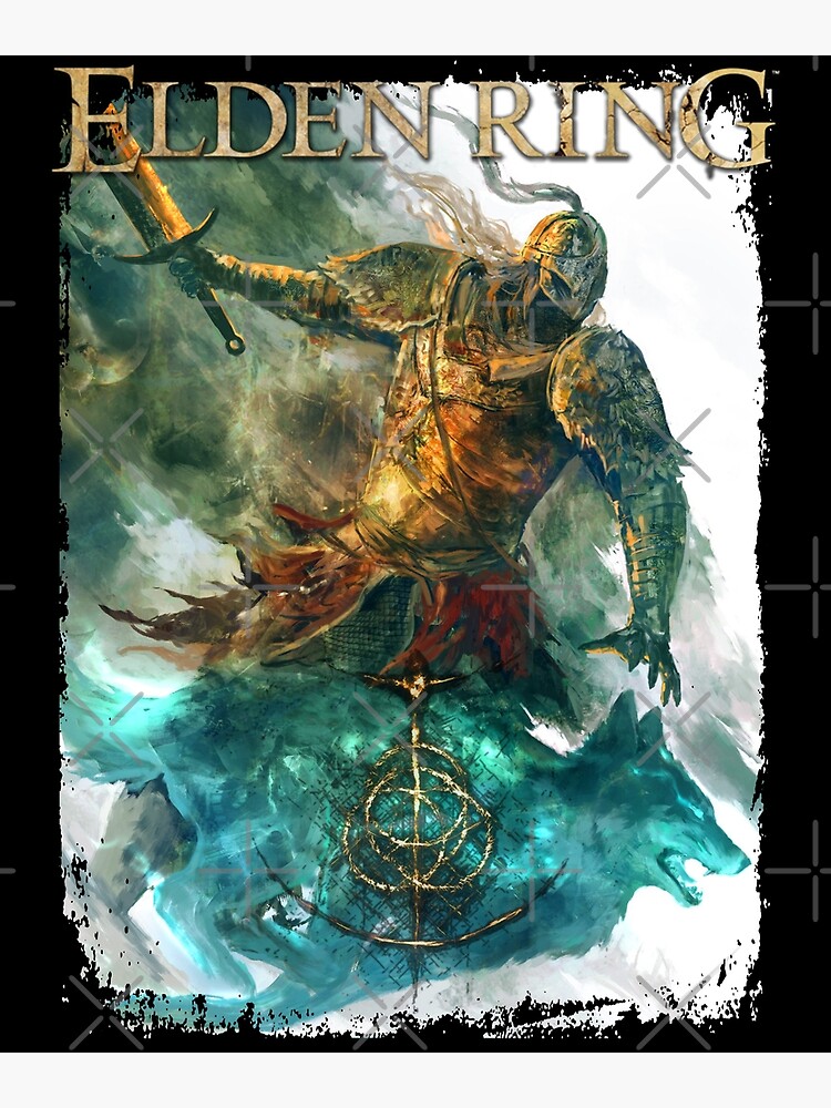 "Elden Ring Raging Wolf Armor with Wolf Summon | For Gamers " Poster by