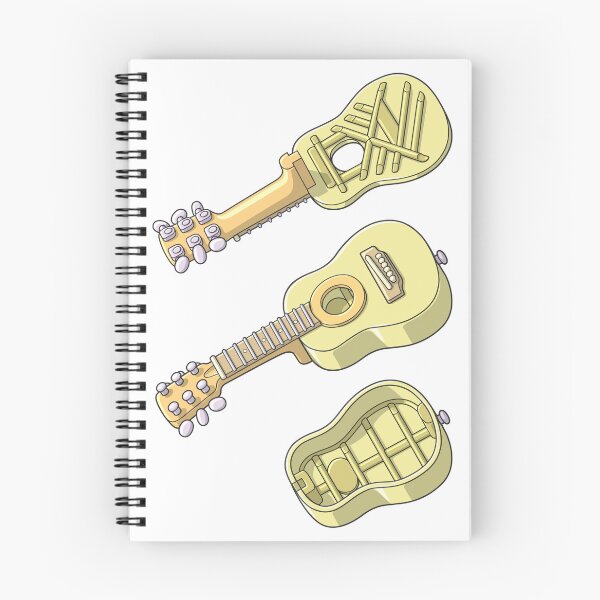 Item preview, Luthier Guitar Structure Illustration designed and sold by taylorcustom.