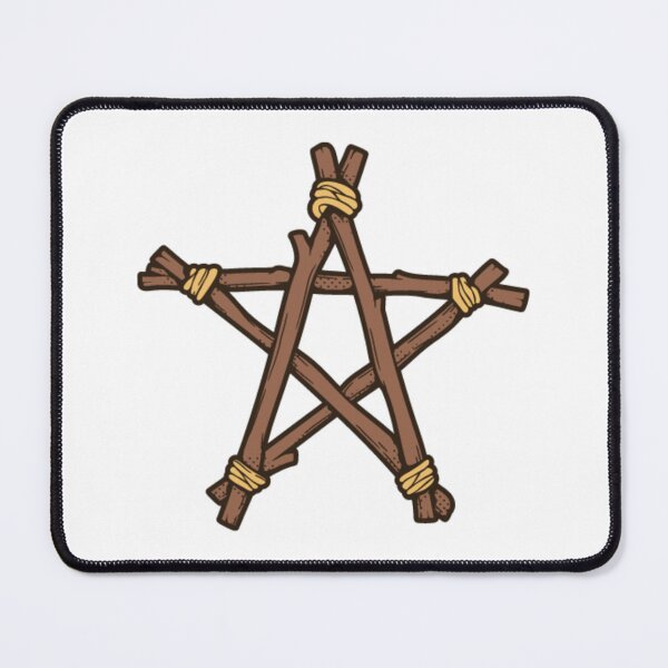 Item preview, Stick pentagram designed and sold by Wavytarot.