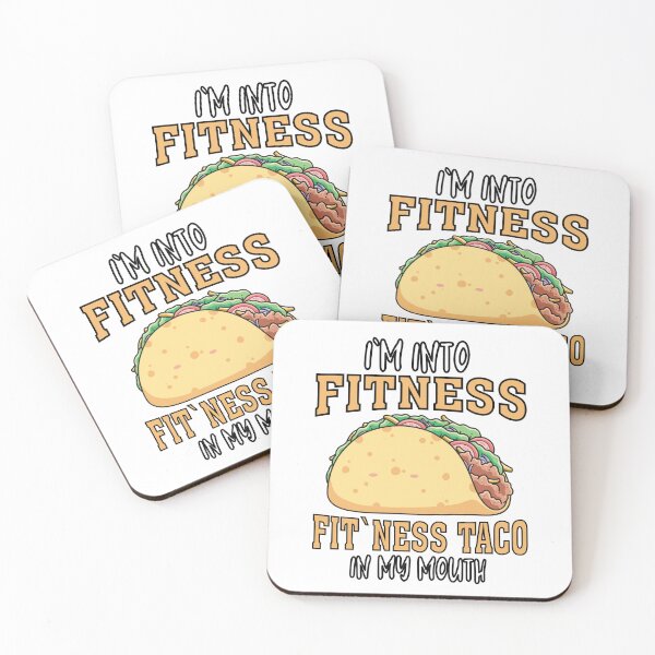Item preview, I´m Into Fitness Fit`ness Taco In My Mouth - Bodybuilding, Strongman, Powerlifting, Weightlifting, Fitness designed and sold by BarbellProject.