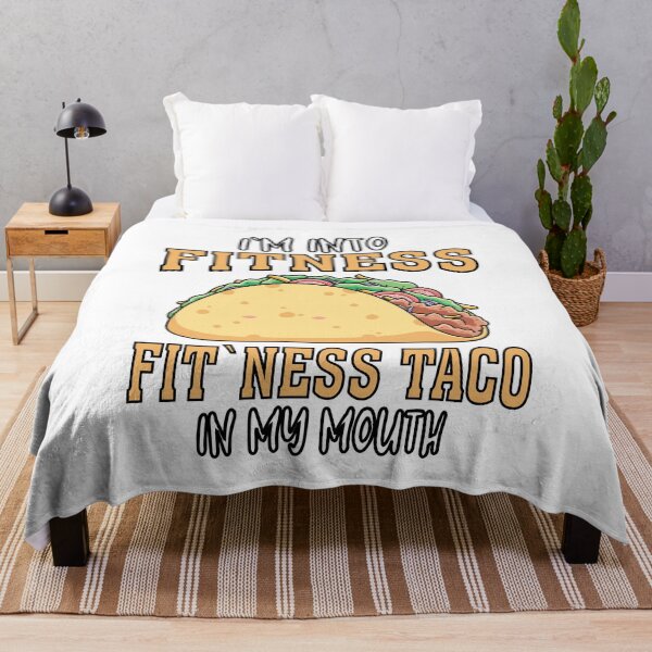 Item preview, I´m Into Fitness Fit`ness Taco In My Mouth - Bodybuilding, Strongman, Powerlifting, Weightlifting, Fitness designed and sold by BarbellProject.