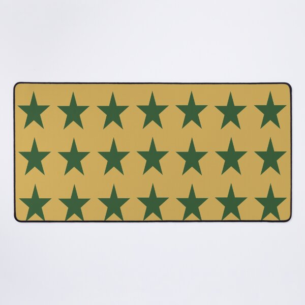 Item preview, Medium PINE GREEN STARS on GOLD designed and sold by RachelMacht.