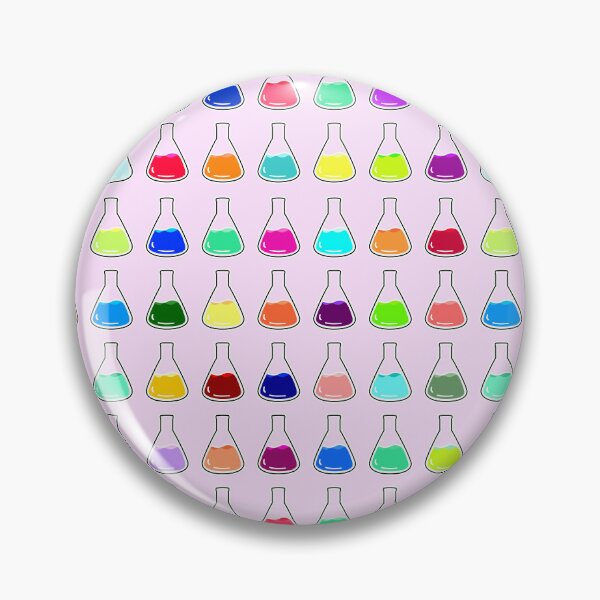 Item preview, Kaleidoscope of Flasks - Bubblegum Pink Background designed and sold by Artsy-Chemist.