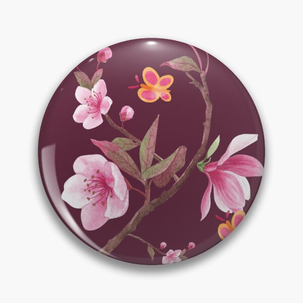 Item preview,  colorful and neat elegant pretty Flower and butterflies shower curtain  gift for wife gift for gilfriend gift for flower lovers for botanists gift for gardeners  designed and sold by GhostAmine.