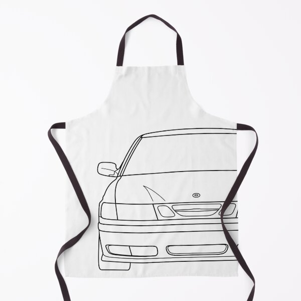 Item preview, Saab 9-3 1998-2003 black lines designed and sold by EdimDesign.